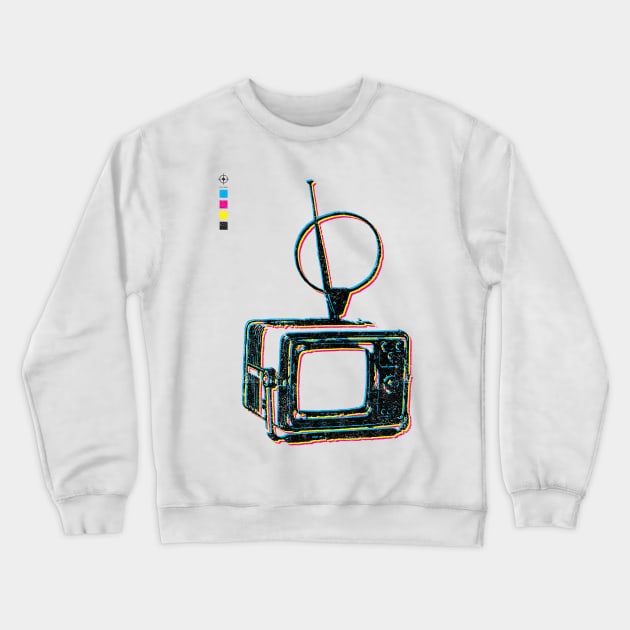 1980s Vintage Portable Television Crewneck Sweatshirt by RCDBerlin